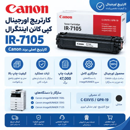 خرید کارتریج کپی کانن اینتگرال IR-7105